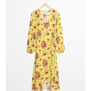 & Other Stories Ruffled Wrap Dress